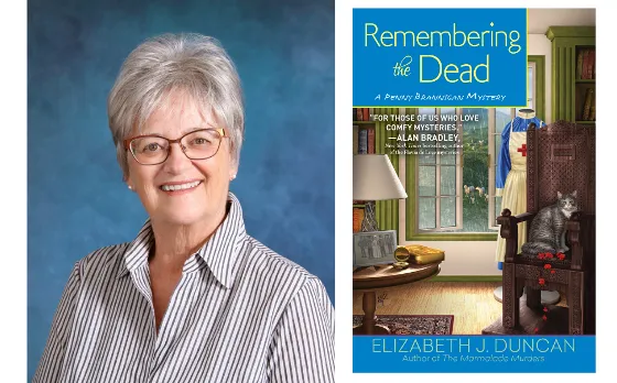 Elizabeth J. Duncan author photo and cover