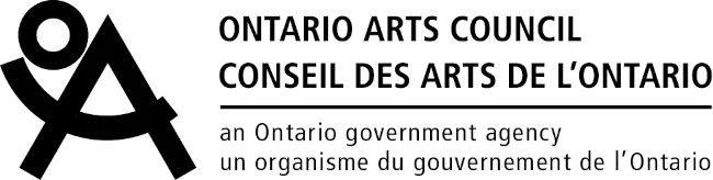 Ontario Arts Council logo in black