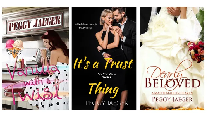 Cover images of Peggy Jaeger's books